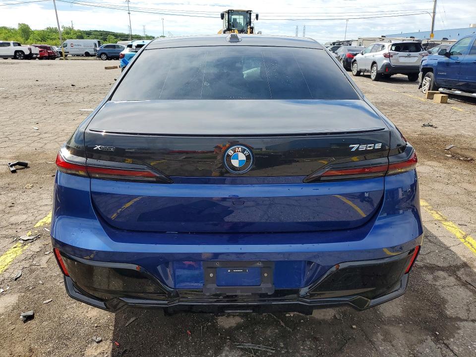 2024 BMW 7er VIN WBA43EH08RCS10915 COPART salvage auction — FRONT END, Oh - Cert Of Title-Salvage, sold $38,750 on 2026-08-21 (photo 6)