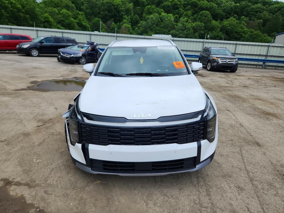 2026 Kia Sportage VIN 5XYK3CDF2TG380781 COPART salvage auction — FRONT END, Pa - Certificate Of Salvage, sold $11,300 on 2026-08-20 (photo 5)