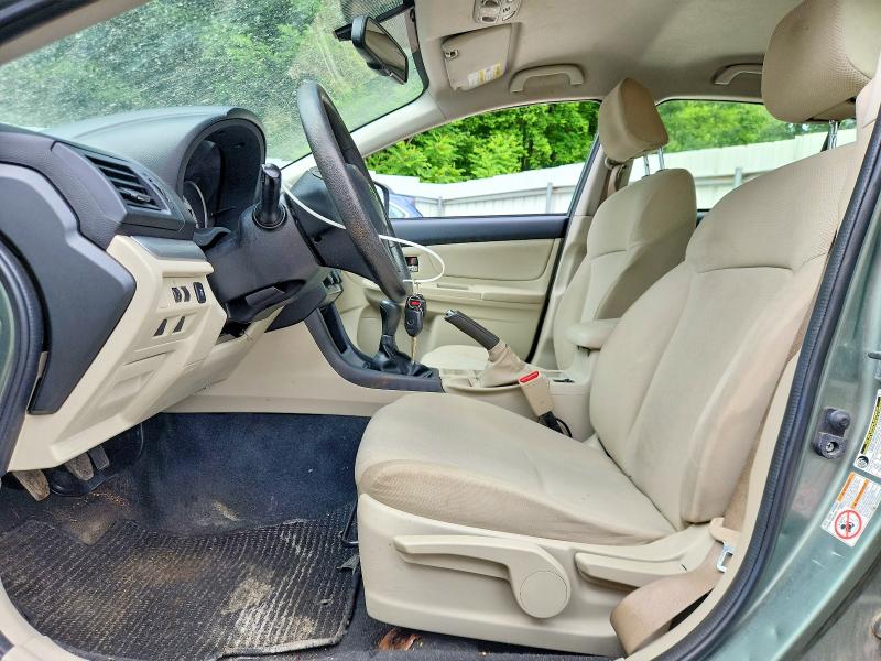 2014 Subaru Impreza VIN JF1GPAC62E9293764 COPART salvage auction — MECHANICAL, Vt - Certificate Of Title, sold $500 on 2026-07-27 (photo 7)