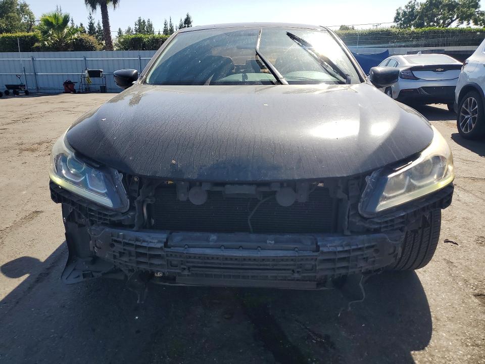 2016 Honda Accord VIN 1HGCR2F57GA245496 COPART salvage auction — FRONT END, Ca - Salvage Certificate, sold $4,300 on 2026-07-02 (photo 5)