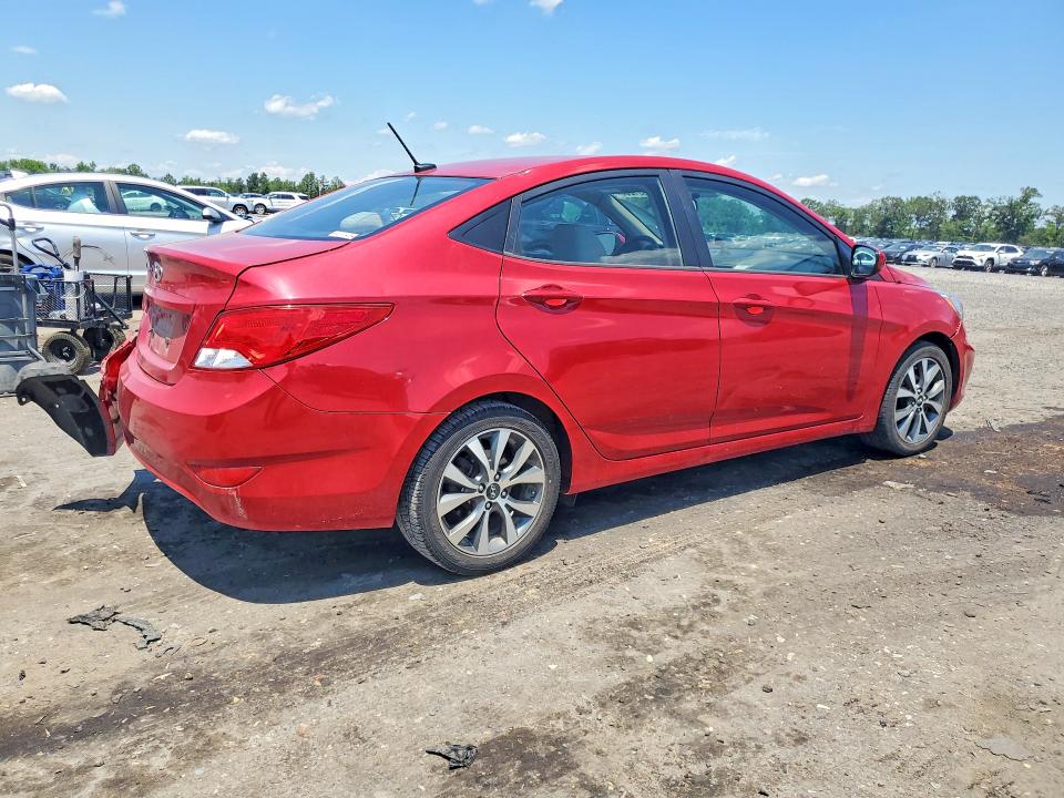 2017 Hyundai VIN KMHCT4AE3HU255344 COPART salvage auction — REAR END, Va - Cert Of Title - Salvage, sold $1,800 on 2026-07-08 (photo 3)