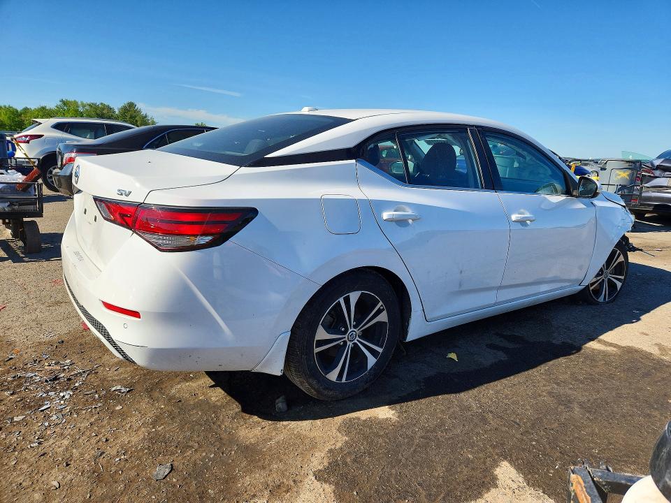 2022 Nissan Sentra VIN 3N1AB8CV8NY224959 COPART salvage auction — FRONT END, Pa - Certificate Of Salvage, sold $2,900 on 2026-07-02 (photo 3)