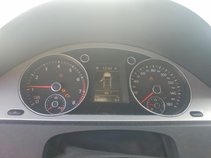 2010 Volkswagen Cc VIN WVWML7AN5AE503765 COPART salvage auction — FRONT END, TX - SALVAGE VEHICLE TITLE (P), sold $100 on 2026-07-30 (photo 9)