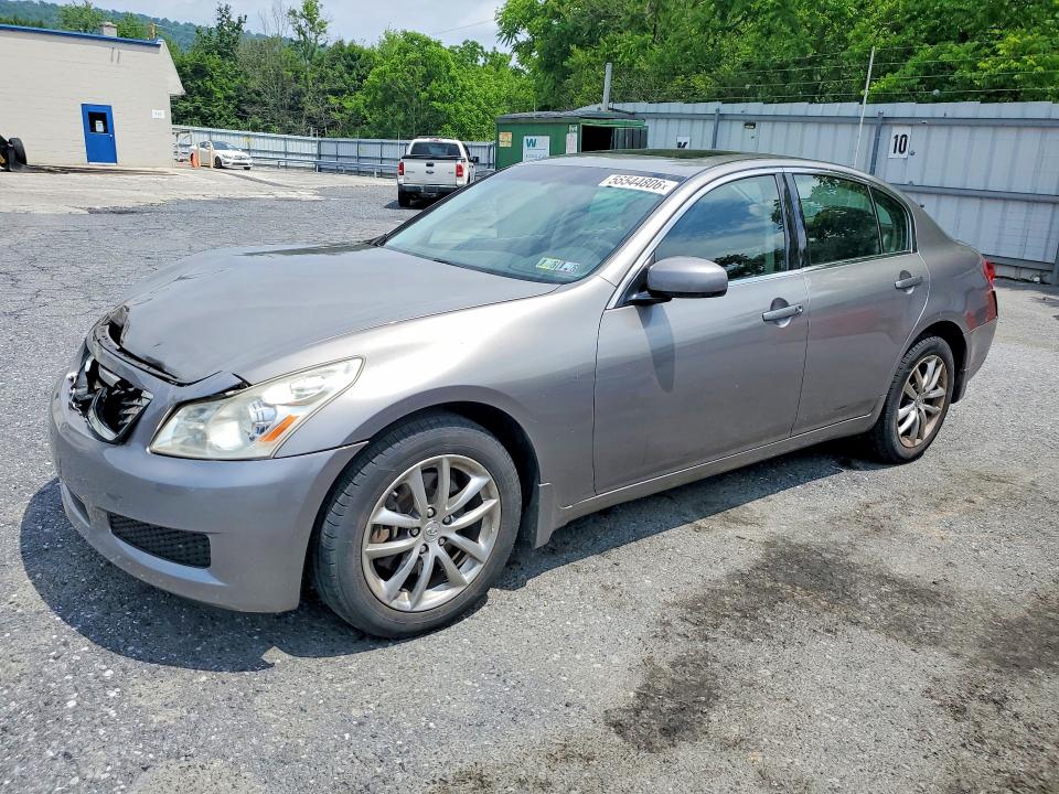 2007 Infiniti G VIN JNKBV61F07M812061 COPART salvage auction — FRONT END, Pa - Certificate Of Salvage, sold $500 on 2026-07-14 (photo 1)