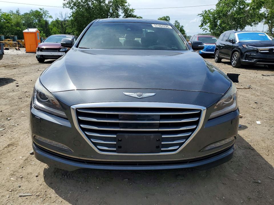 2017 Genesis G80 VIN KMHGN4JE5HU199919 COPART salvage auction — VANDALISM, Md - Cert Of Salvage > 75% Damage, sold $225 on 2026-07-21 (photo 5)