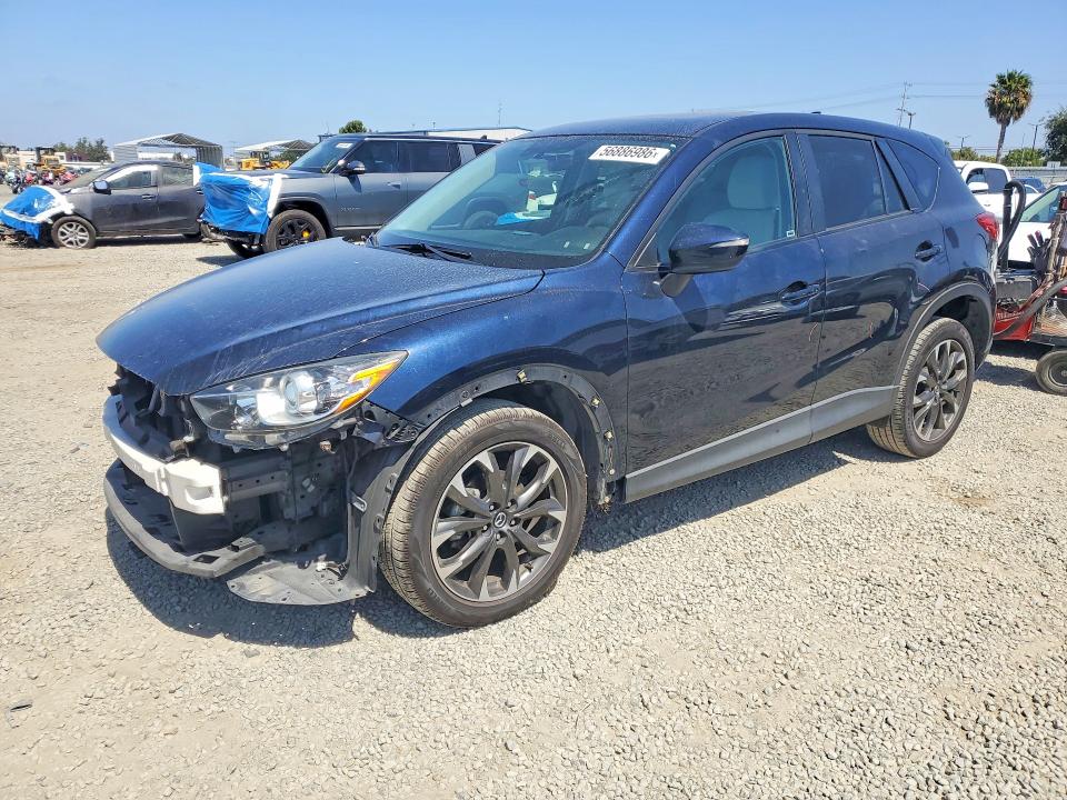2016 Mazda VIN JM3KE2DY7G0749658 COPART salvage auction — FRONT END, Ca - Salvage Certificate, sold $2,850 on 2026-07-02 (photo 1)