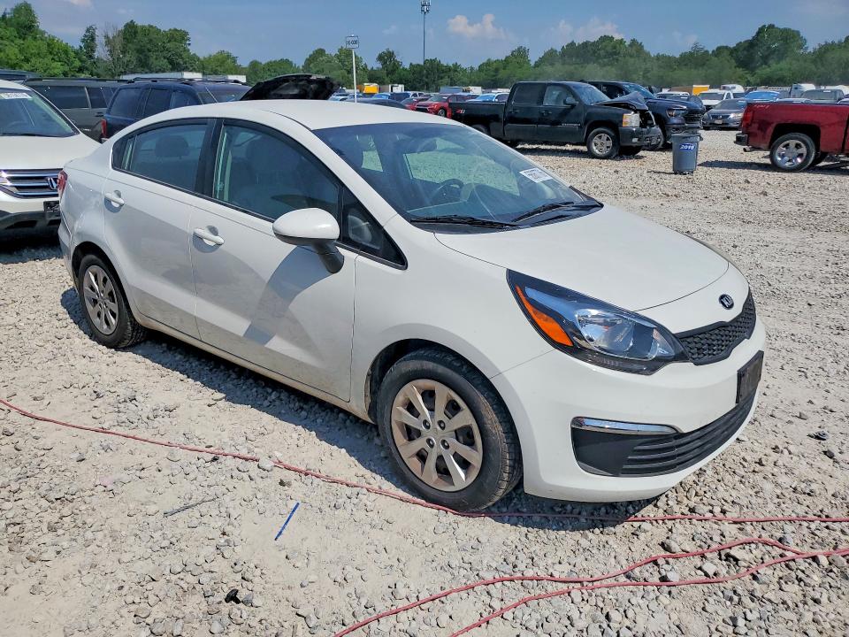 2016 Kia Rio VIN KNADM4A32G6597453 COPART salvage auction — HAIL, Mo - Salvage Certificate Of Title, sold $1,200 on 2026-07-20 (photo 4)