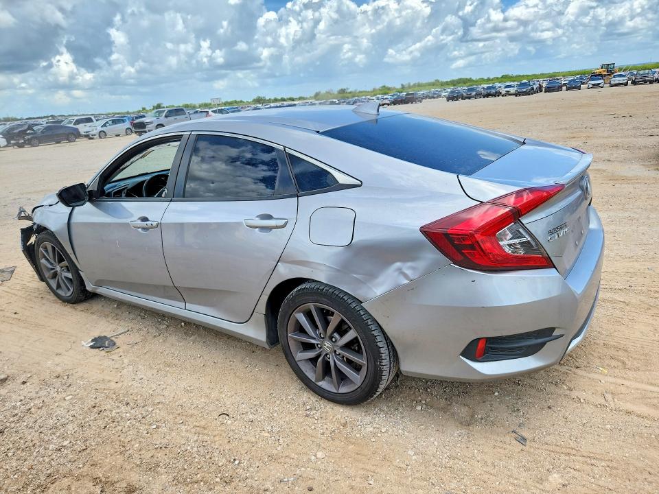 2019 Honda Civic VIN 19XFC1F38KE212325 COPART salvage auction — FRONT END, Tx - Salvage Title-Flood Damage, sold $3,000 on 2026-07-02 (photo 2)