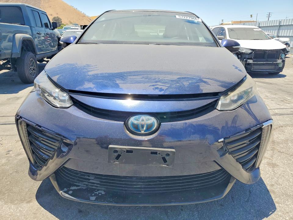 2018 Toyota Mirai VIN JTDBVRBD7JA004525 COPART salvage auction — SIDE, Ca - Salvage Certificate, sold $175 on 2026-07-02 (photo 5)