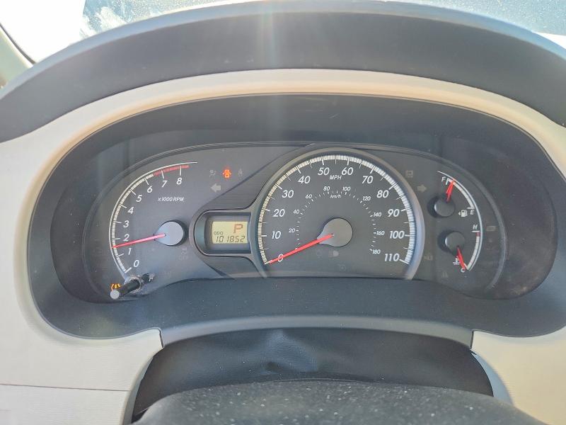 2013 Toyota Sienna VIN 5TDKK3DC2DS355621 COPART salvage auction — REAR END, Ca - Salvage Certificate, sold $1,600 on 2026-07-27 (photo 9)