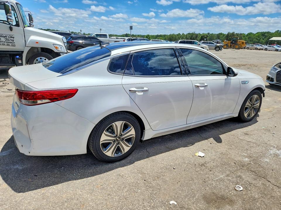 2017 Kia Optima hybrid VIN KNAGU4LC2H5007012 COPART salvage auction — FRONT END, Ga - Cert Of Title-Salvage, sold $2,450 on 2026-07-24 (photo 3)