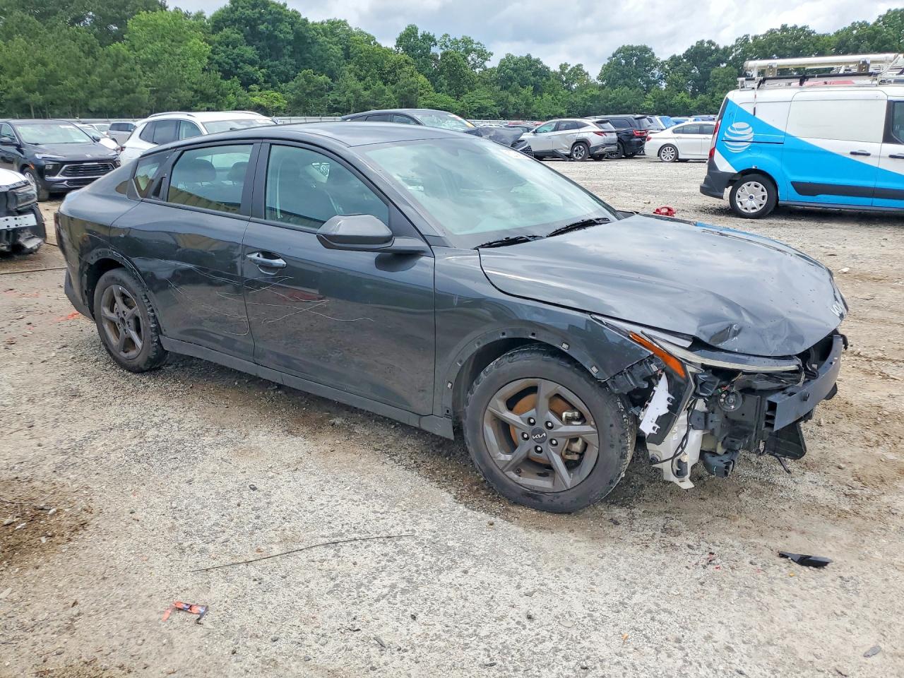 2025 Kia K4 VIN 3KPFT4DE2SE067563 COPART salvage auction — Front End, GA - CERTIFICATE OF TITLE, sold $4,450 on 2026-07-09 (photo 4)