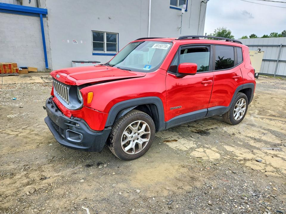 2015 Jeep Renegade VIN ZACCJBBT5FPB40237 COPART salvage auction — FRONT END, Nj - Cert Of Title-Salvage, sold $875 on 2026-08-05 (photo 1)