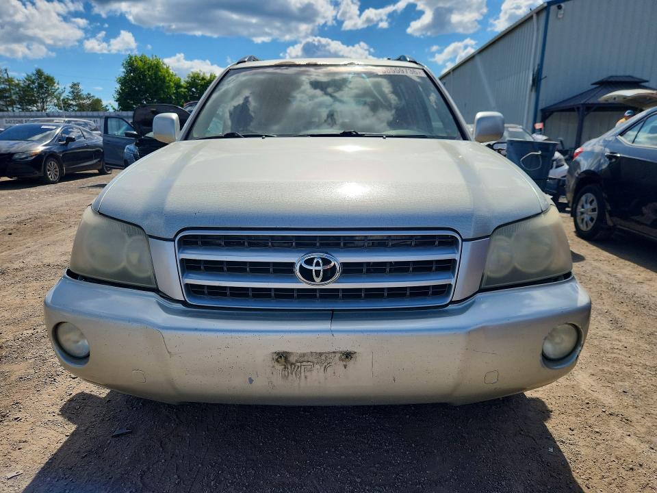 2003 Toyota Highlander VIN JTEHF21A330125014 COPART salvage auction — FRONT END, On - Permit No Brand - Unfit, sold $975 on 2026-07-16 (photo 5)
