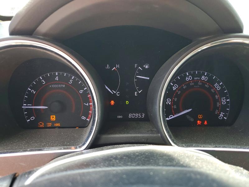 2013 Toyota VIN 5TDZK3EH0DS140845 COPART salvage auction — FRONT END, Fl - Cert Of Title Slvg Rebuildable, sold $3,100 on 2026-07-31 (photo 9)