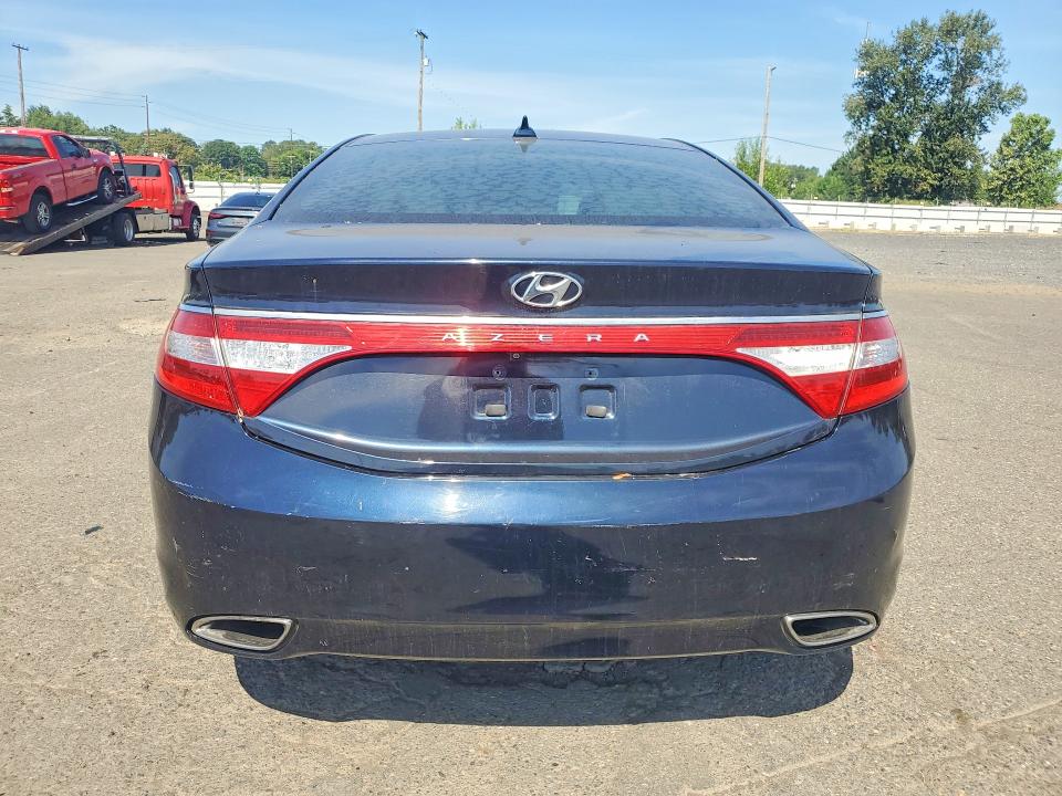2013 Hyundai Azera VIN KMHFG4JG1DA261402 COPART salvage auction — FRONT END, Tx - Certificate Of Title (P), sold $325 on 2026-07-27 (photo 6)