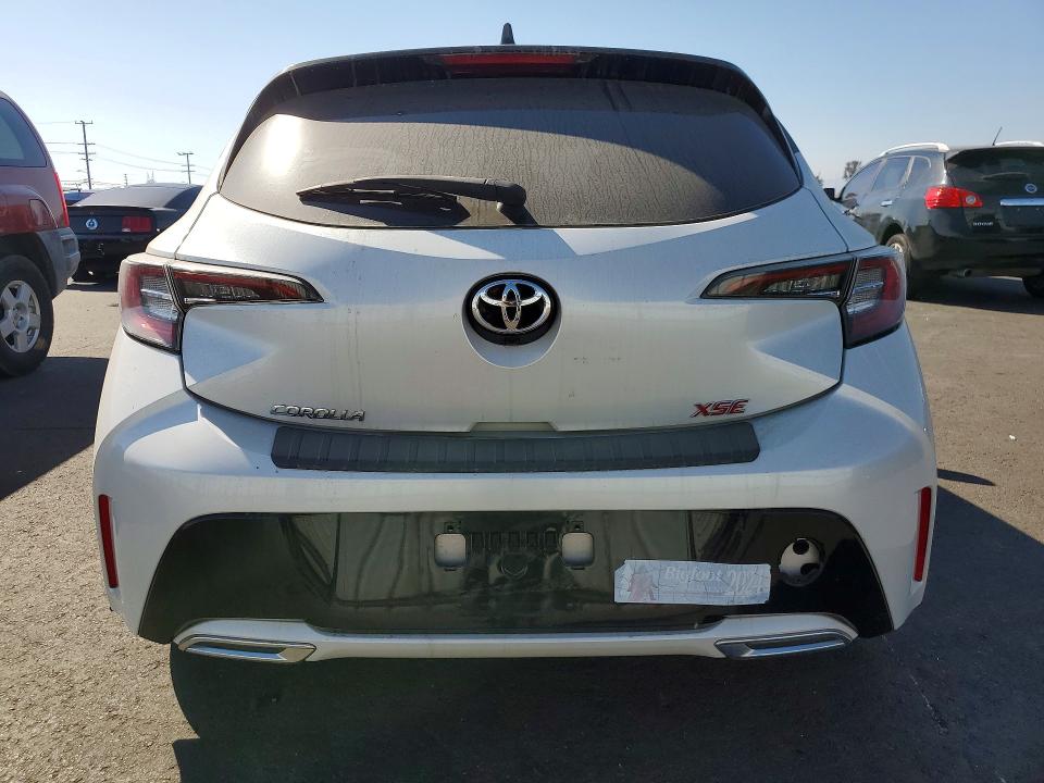 2021 Toyota Corolla VIN JTNC4MBE7M3144193 COPART salvage auction — FRONT END, Ca - Salvage Certificate, sold $5,100 on 2026-07-29 (photo 6)