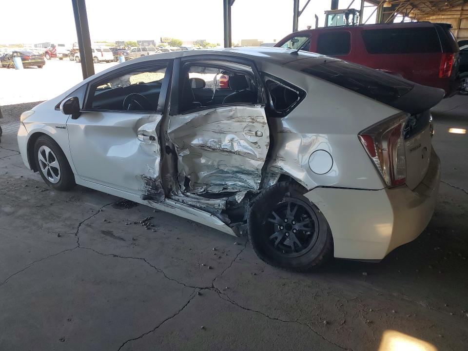 2013 Toyota Prius VIN JTDKN3DU5D5571775 COPART salvage auction — SIDE, Az - Cert Of Title - Salvage, sold $1,050 on 2026-07-06 (photo 2)