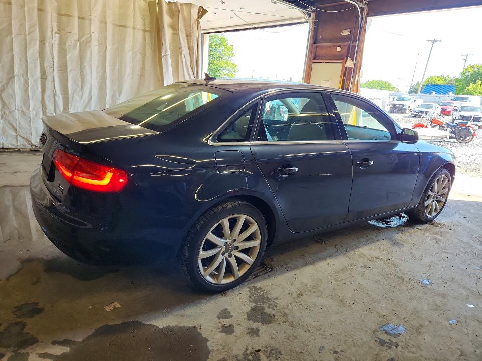 2013 Audi A4 VIN WAUFFAFL3DA125880 COPART salvage auction — FRONT END, Pa - Certificate Of Salvage, sold $1,000 on 2026-07-16 (photo 3)