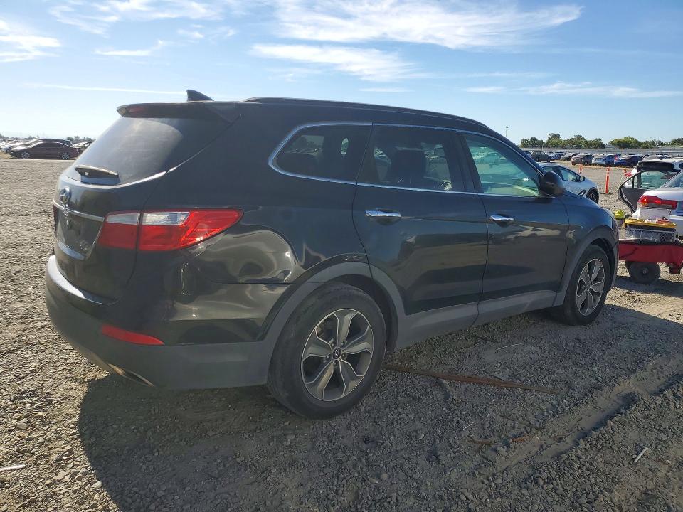 2016 Hyundai Santa fe VIN KM8SM4HF5GU143683 COPART salvage auction — REAR END, Ca - Dis/Dlr/Exp Only Clean Title (P), sold $1,500 on 2026-07-09 (photo 3)