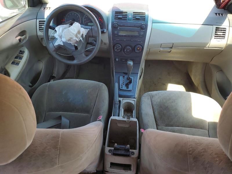 2009 Toyota Corolla VIN JTDBL40E099045757 COPART salvage auction — FRONT END, Ca - Salvage Certificate, sold $800 on 2026-07-09 (photo 8)