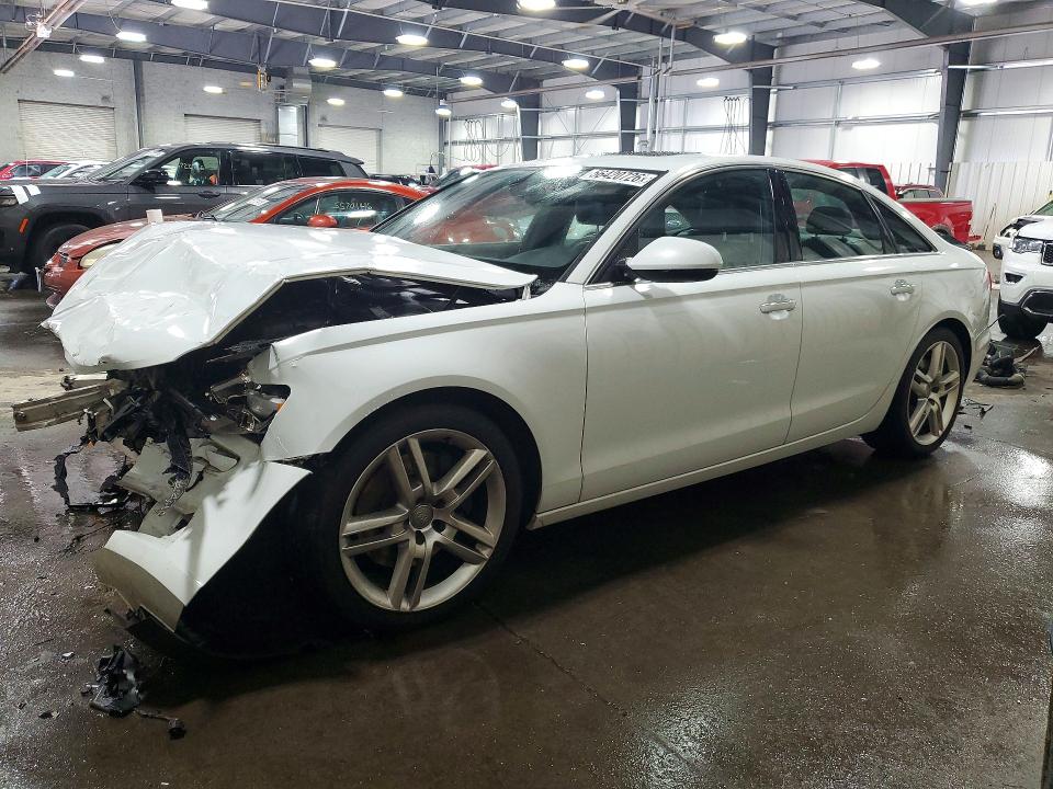 2015 Audi A6 VIN WAUGFAFC5FN034318 COPART salvage auction — FRONT END, Mn - Cert Of Title-Salvage, sold $250 on 2026-07-28 (photo 1)