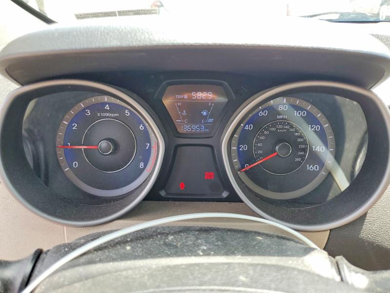 2015 Hyundai Elantra VIN KMHDH4AE9FU265055 COPART salvage auction — MECHANICAL, Pa - Cert Of Title, sold $900 on 2026-07-02 (photo 9)
