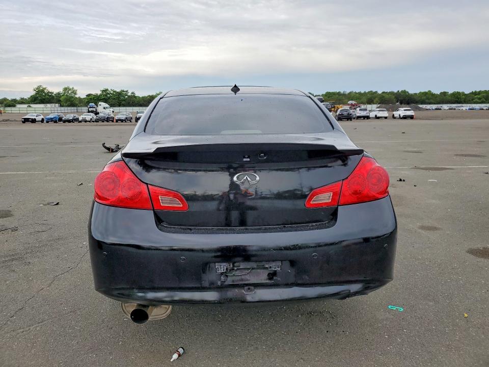 2011 Infiniti G37 VIN JN1CV6AR4BM410135 COPART salvage auction — FRONT END, Ny - Mv-907A Salvage Certificate, sold $425 on 2026-07-06 (photo 6)