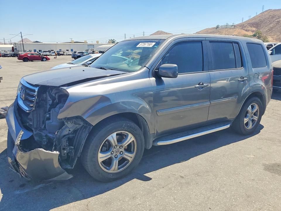 2013 Honda VIN 5FNYF3H4XDB018183 COPART salvage auction — FRONT END, Ca - Salvage Certificate, sold $1,750 on 2026-07-02 (photo 1)