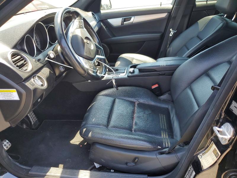 2013 Mercedes-benz C class VIN WDDGF4HB8DR279831 COPART salvage auction — FRONT END, CA - SALVAGE CERTIFICATE, sold $300 on 2026-07-15 (photo 7)