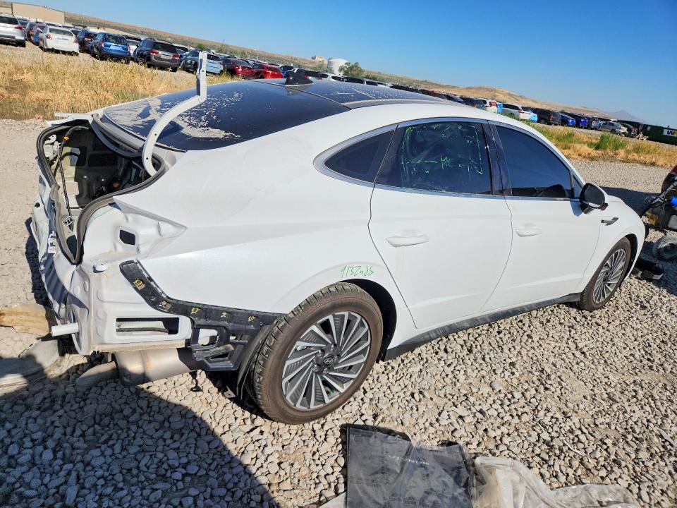 2025 Hyundai Sonata VIN KMHL54JJ2SA109288 COPART salvage auction — REAR END, UT - SALVAGE CERTIFICATE, sold $11,300 on 2026-07-28 (photo 3)