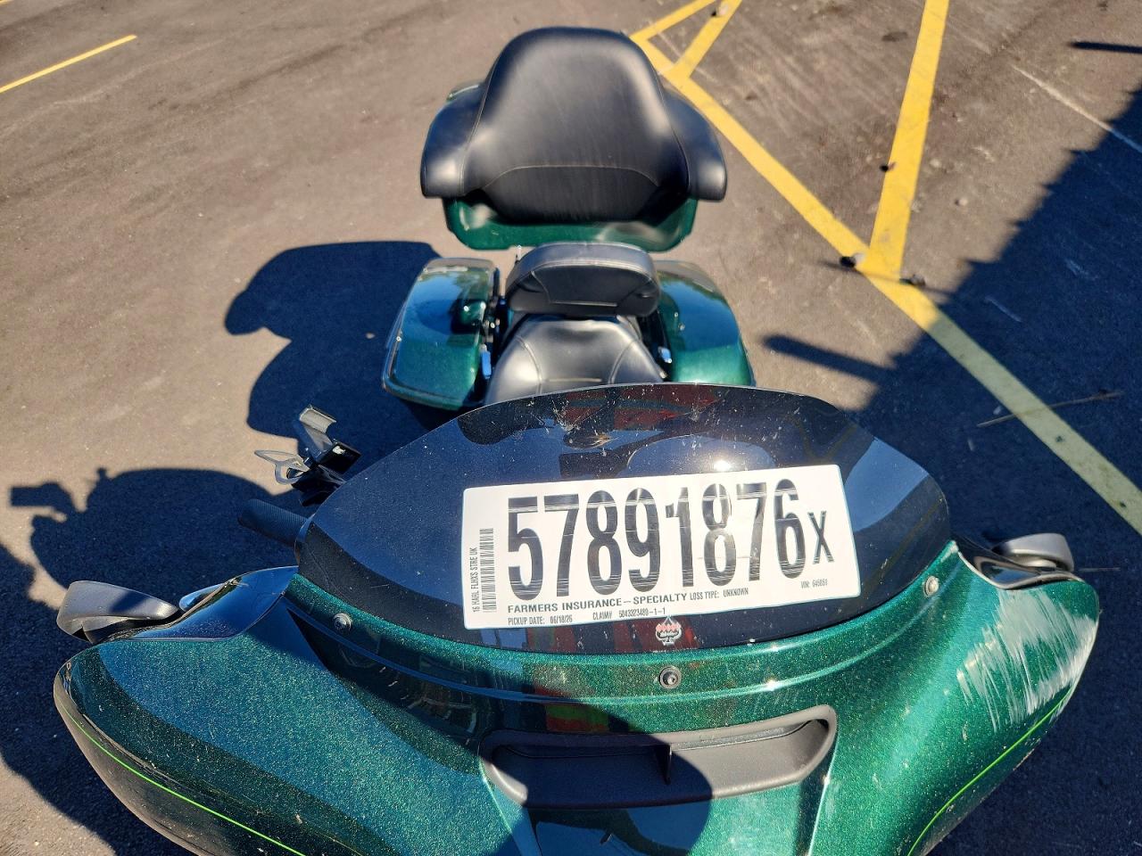 2016 Harley-Davidson FLHXS VIN 1HD1KRM12GB645851 COPART salvage auction — Side, WV - SALVAGE CERTIFICATE, sold $6,300 on 2026-07-09 (photo 5)