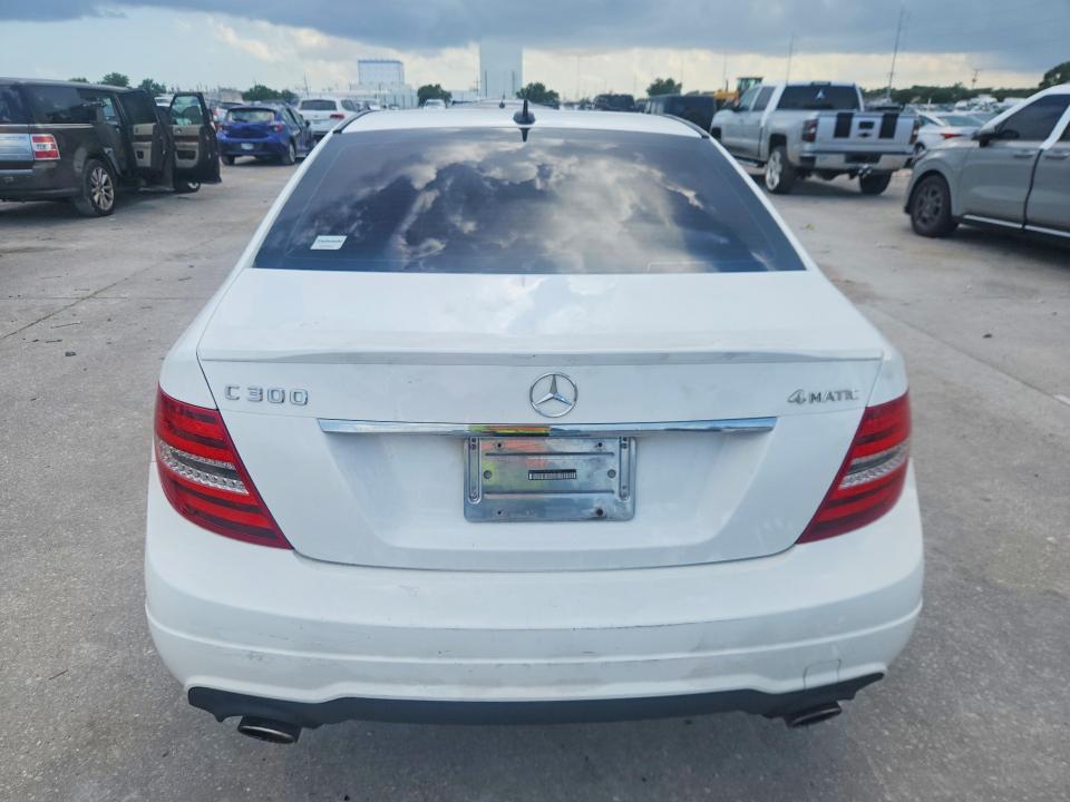 2013 Mercedes-benz C-klasse VIN WDDGF8AB6DR278100 COPART salvage auction — WATER/FLOOD, La - Cert Of Title-Salvage Flood (P), sold $1,150 on 2026-07-22 (photo 6)