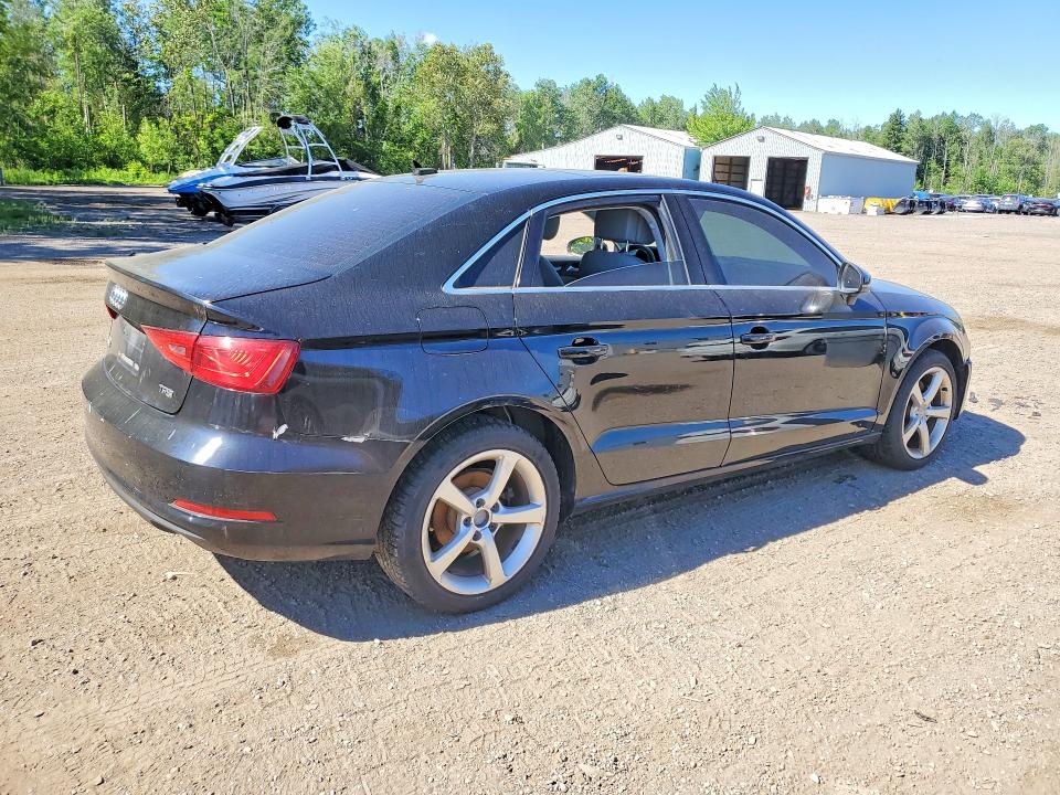 2015 Audi A3 VIN WAUACRFF9F1087246 COPART salvage auction — BURN, On - Permit No Brand - Unfit, sold $300 on 2026-07-14 (photo 3)
