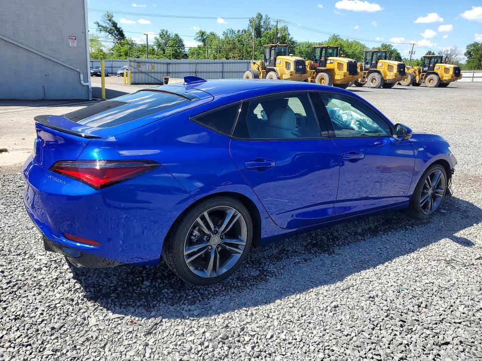 2025 Acura Integra VIN 19UDE4H63SA001242 COPART salvage auction — FRONT END, Ny - Mv-907A Salvage Certificate, sold $6,900 on 2026-07-28 (photo 3)