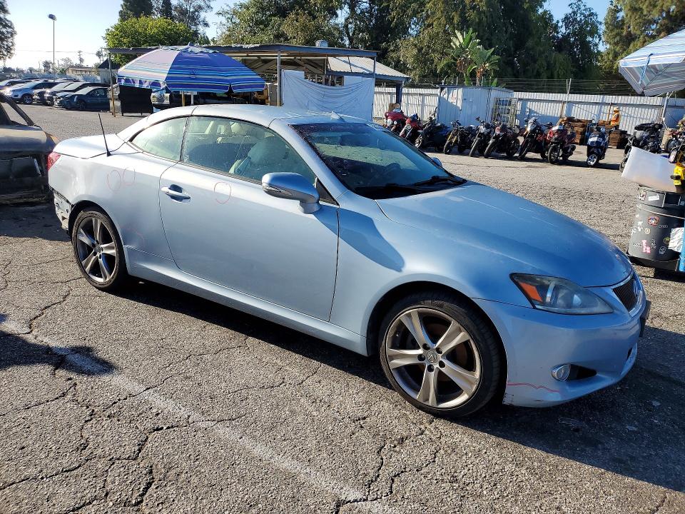 2012 Lexus Is VIN JTHFF2C22C2521780 COPART salvage auction — REAR END, Ca - Salvage Certificate, sold $775 on 2026-07-02 (photo 4)