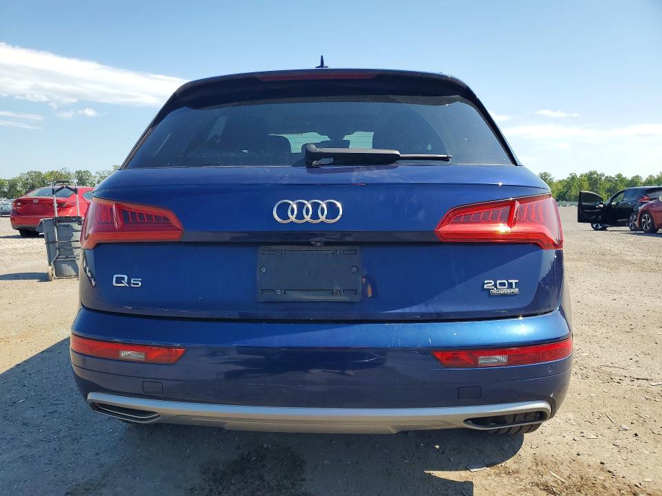 2018 Audi Q5 VIN WA1CNAFY7J2008081 COPART salvage auction — FRONT END, Va - Cert Of Title - Salvage, sold $6,200 on 2026-07-15 (photo 6)
