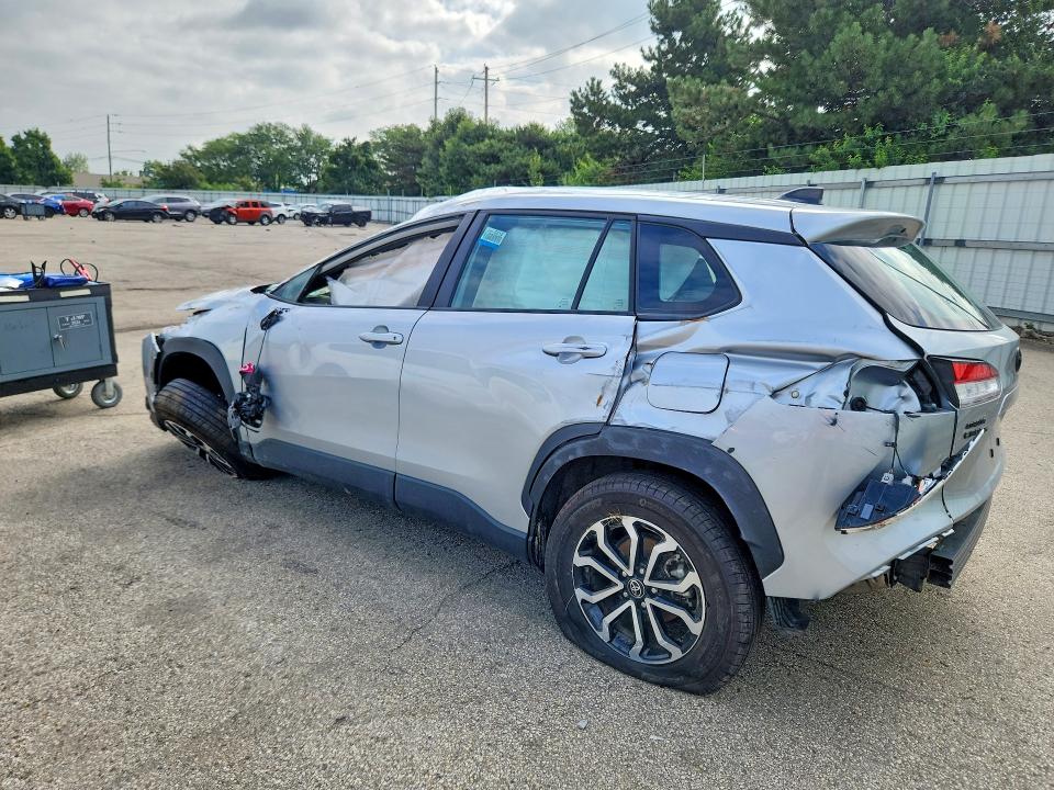 2025 Toyota Corolla cross VIN 7MUFBABG8SV071764 COPART salvage auction — ROLLOVER, VA - CERT OF TITLE - SALVAGE, sold $1,400 on 2026-07-14 (photo 2)