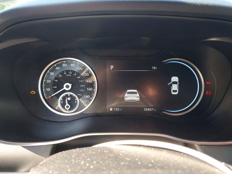 2023 Genesis G70 VIN KMTG54TE8PU127551 COPART salvage auction — WATER/FLOOD, NC - SALVAGE CERT-WATER/FLOOD DAMAG, sold $3,100 on 2026-07-30 (photo 9)