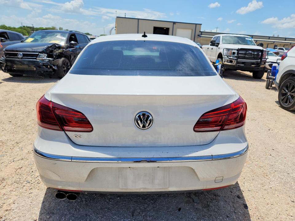 2014 Volkswagen Passat cc VIN WVWBP7AN2EE509492 COPART salvage auction — REAR END, TX - SALVAGE VEHICLE TITLE (P), sold $900 on 2026-07-16 (photo 6)