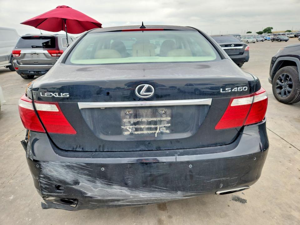 2008 Lexus Ls 460 VIN JTHBL46F385061665 COPART salvage auction — REAR END, Tx - Certificate Of Title, sold $675 on 2026-07-13 (photo 6)