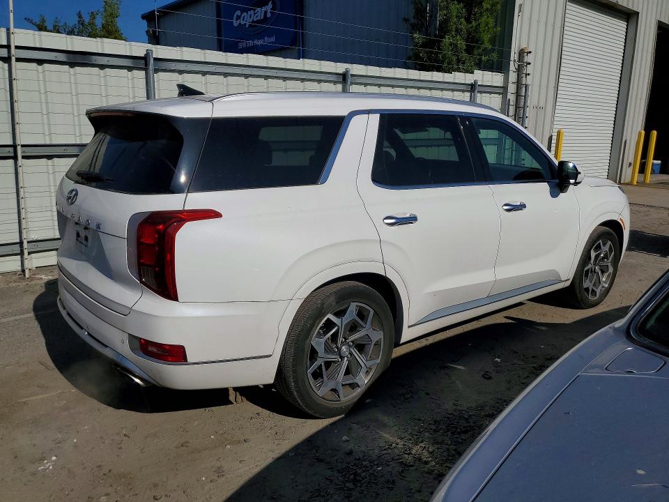 2021 Hyundai VIN KM8R74HE4MU262768 COPART salvage auction — FRONT END, Ga - Cert Of Title-Salvage, sold $5,700 on 2026-07-30 (photo 3)