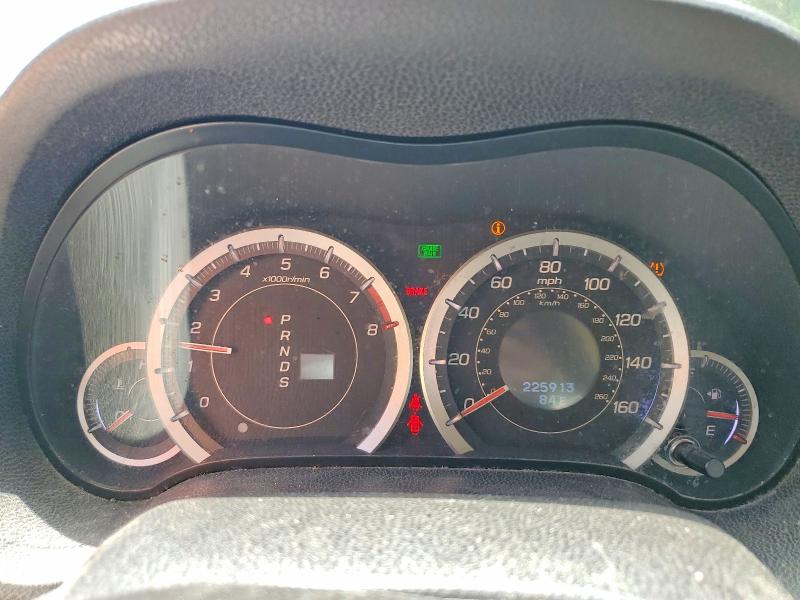 2010 Acura Tsx VIN JH4CU2F65AC041120 COPART salvage auction — SIDE, GA - CERT OF TITLE-SALVAGE, sold $725 on 2026-07-24 (photo 9)