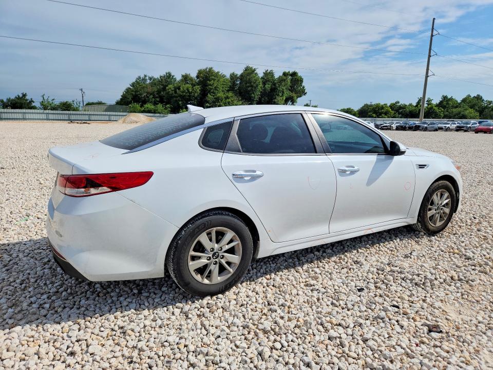 2018 Kia Optima VIN 5XXGT4L37JG191001 COPART salvage auction — VANDALISM, TX - SALVAGE VEHICLE TITLE (P), sold $1,650 on 2026-07-09 (photo 3)