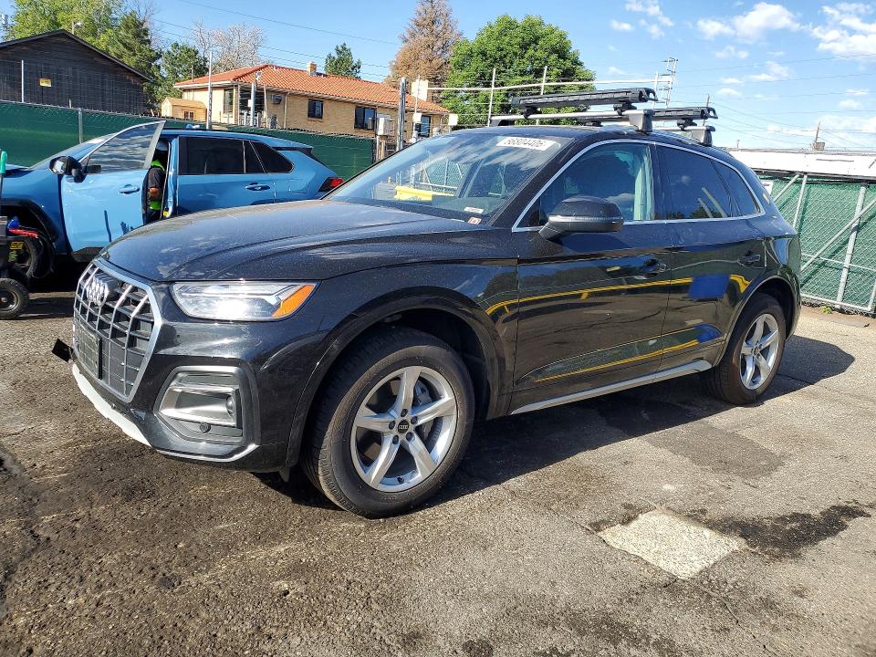 2023 Audi Q5 VIN WA1ABAFY7P2000636 COPART salvage auction — SIDE, CO - SALVAGE TITLE (P), sold $300 on 2026-07-30 (photo 1)