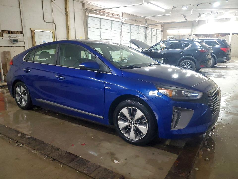 2019 Hyundai Ioniq VIN KMHC75LDXKU164934 COPART salvage auction — SIDE, Nc - Salvage Cert-Rebuilt, sold $3,100 on 2026-07-07 (photo 4)