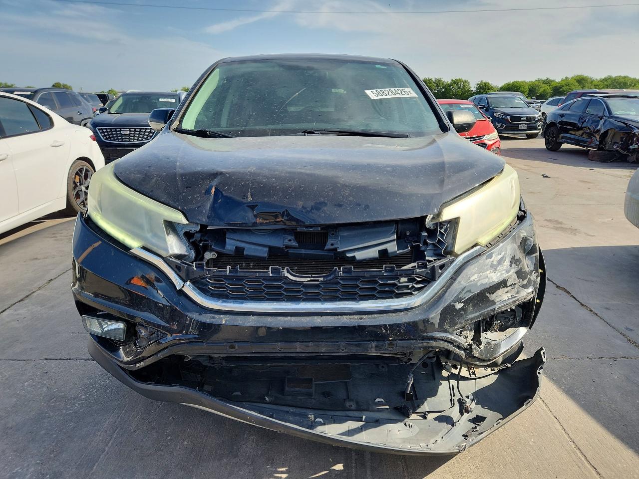 2015 Honda CR-V VIN 2HKRM3H51FH514139 COPART salvage auction — Front End, TX - CERTIFICATE OF TITLE, sold $3,450 on 2026-07-09 (photo 5)