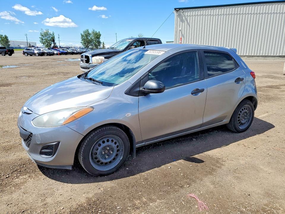 2014 Mazda 2 VIN JM1DE1KY3E0189178 COPART salvage auction — SIDE, Ab - Bos - Salvage, sold $200 on 2026-07-21 (photo 1)