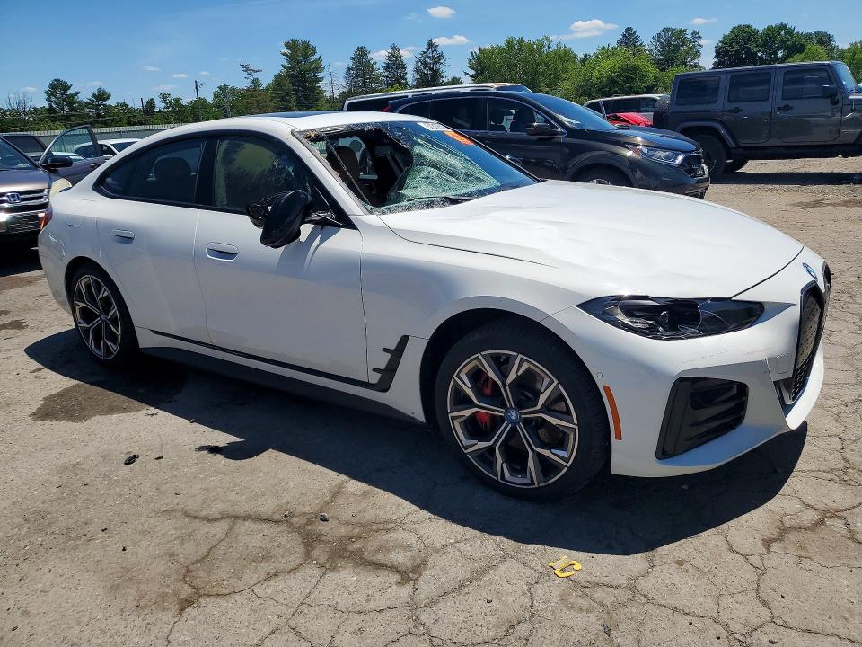2024 BMW I4 VIN WBY43AW04RFR71887 COPART salvage auction — FRONT END, Pa - Certificate Of Salvage, sold $2,200 on 2026-07-24 (photo 4)