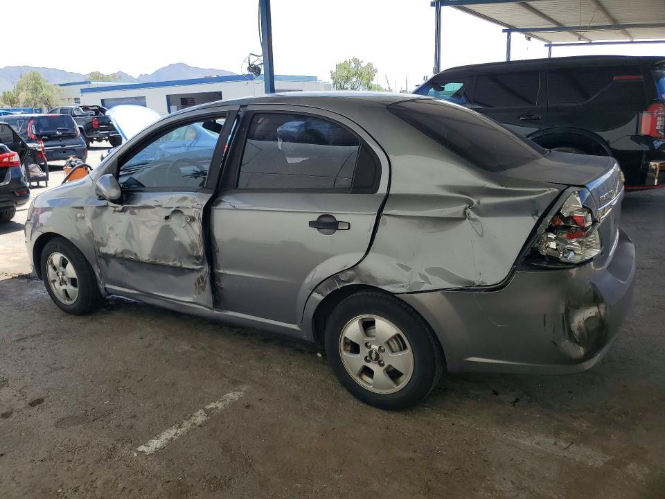 2007 Chevrolet Aveo VIN KL1TD56617B104447 COPART salvage auction — SIDE, Tx - Salvage Vehicle Title, sold $350 on 2026-07-24 (photo 2)